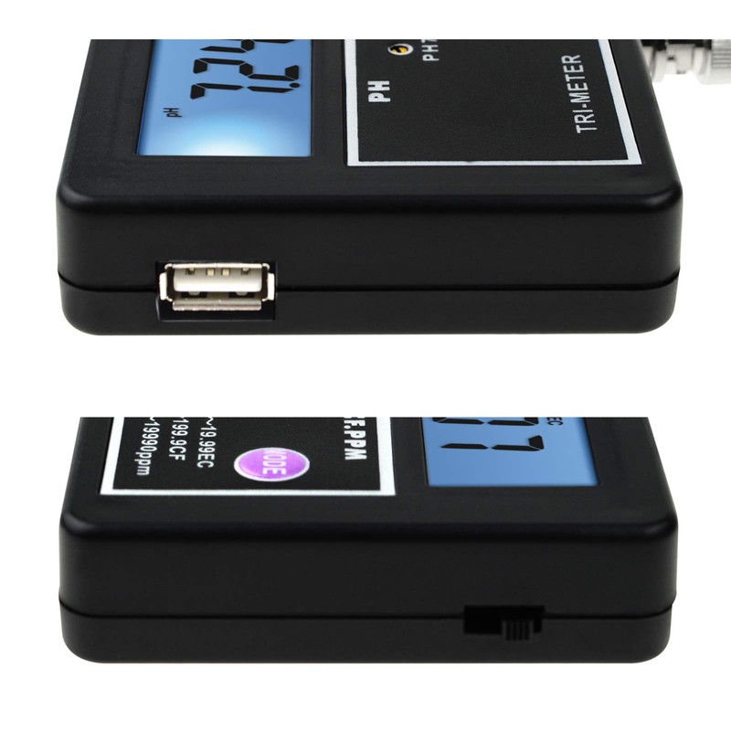 5-in-1 Water Quality Multi-Parameter PH EC CF TDS (ppm) Temperature