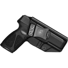 Amberide Taurus G3 IWB Holster,Kydex-Boltaron Inside Waistband Fit Taurus G3 Full-Size 9mm/.40 Pistol,Low-Print Slim Design,Smooth Quick-Draw Retention,Full Trigger Coverage,0–30° Cant Adjustment