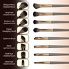 8PCS Eyeshadow Brush Set, 8 Different Eyeshadow Brush Heads, Soft