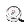 NKlaus 16207 Bicycle Bell for Boys 5.5 cm Silver with