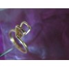 Unknow 2 GOLD Gemstone display SPRING TYPE RING DIAMOND JEWELRY