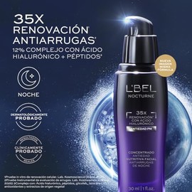 L'BEL - Set Rutina Nocturne, Tratamiento Facial Nocturno Anti-Edad, Renovación Celular Avanzada + Hidratación Profunda, Piel Suave, Firme y Visiblemen
