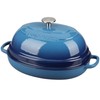EDGING CASTING Enameled Oval Cast Iron Dutch Oven Pot with