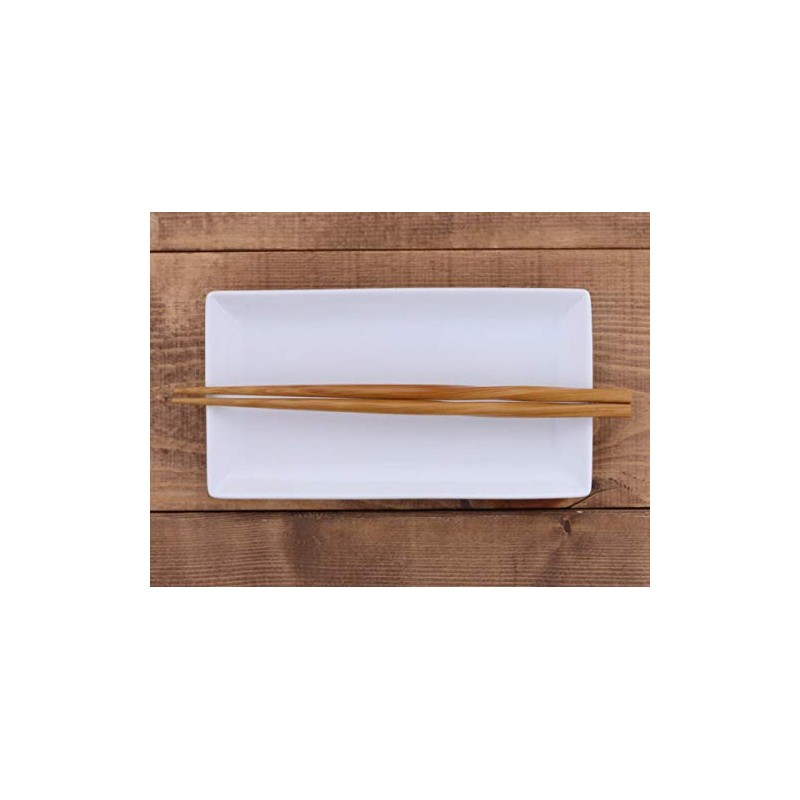 LAPIS sl-017 Tableware East Rectangular Plate, 7.9 inches (20 cm),