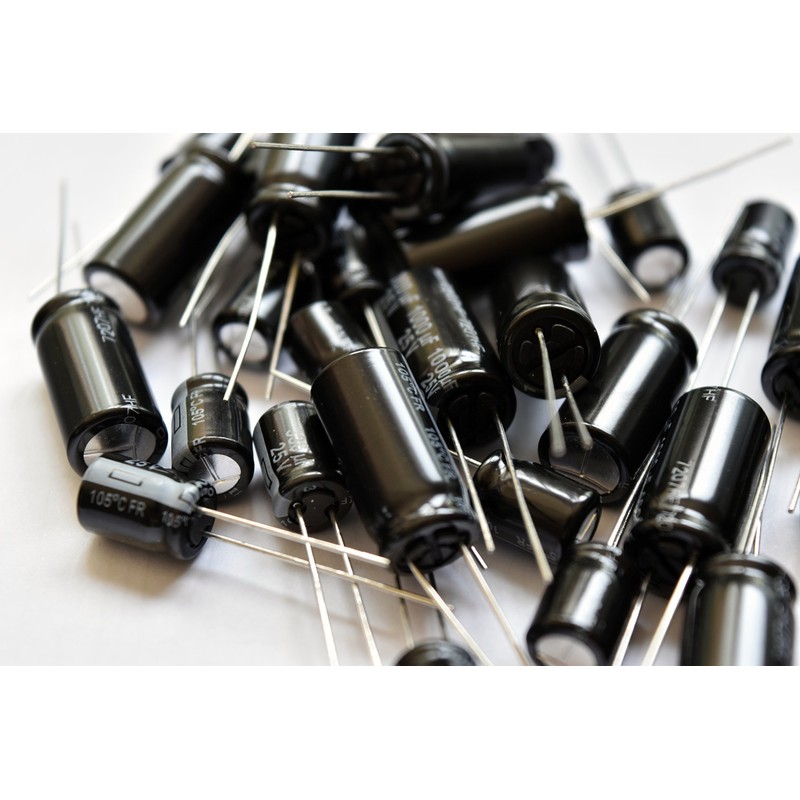 Replacement for 6 pcs Panasonic FR Series Capacitors 63V 18uf
