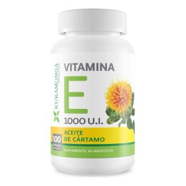Vitamina E 1000 U.I.  100 Cpsulas  Potente Antioxidante  Protege las Clulas del Estrs Oxidativo, Mejora la Salud de la Piel y Refuerza el Sistema...  