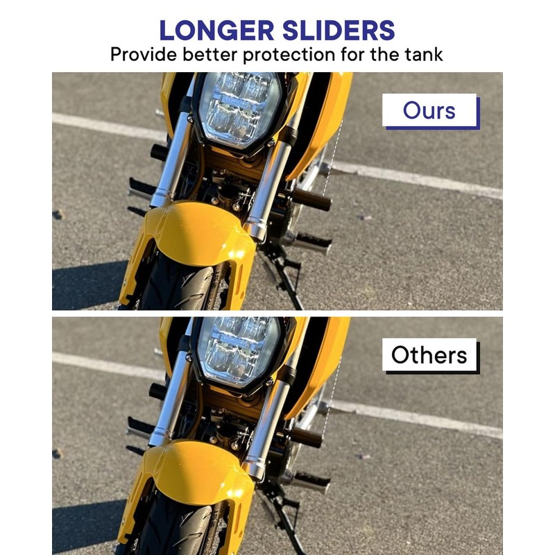 INKUDRI 2024 Grom Frame Sliders 2022 Grom Crash Protection Bars