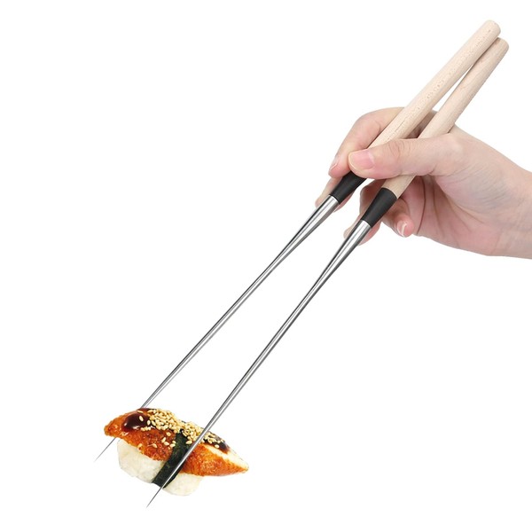 Sushi Chopsticks, 11in Extra Long Metal Chopsticks Japanese Cooking Chopsticks