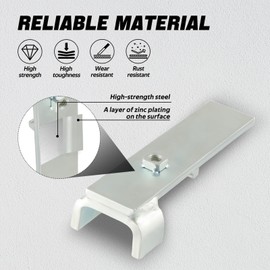 HIMARKLIF Deck Plate Hold Down Clamp Deck Plate Fixing Mounting Clip Compatible with Volvo VN & VNL Models Replace#: S23817 8155731