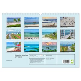 Beautiful Beaches Of Naples (Wall Calendar 2026 DIN A3 Landscape), CALVENDO 12 Month Wall Calendar