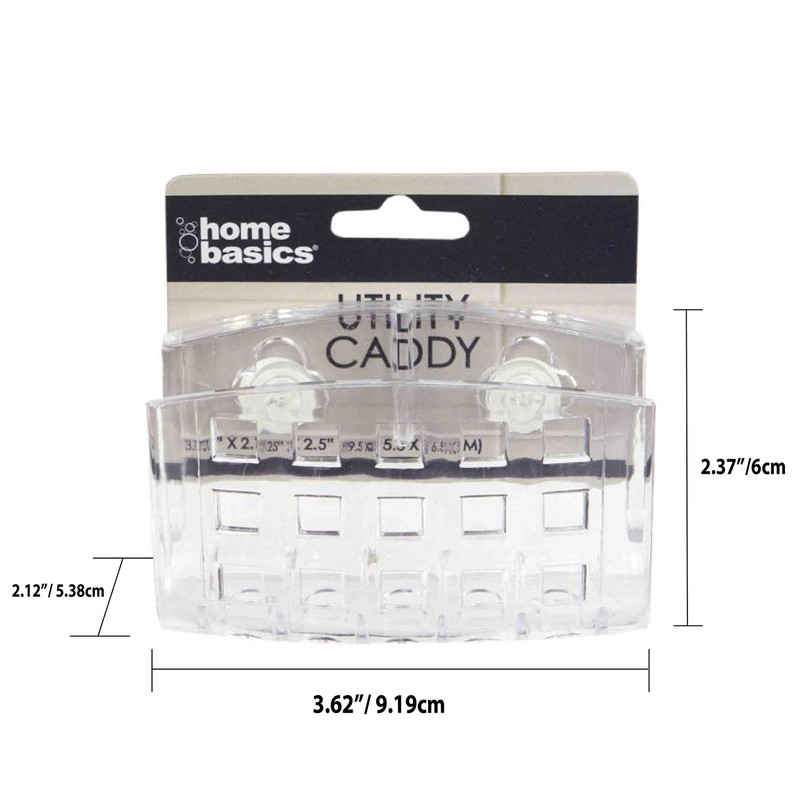 Home Basics Utility Caddy with Suction Cups
