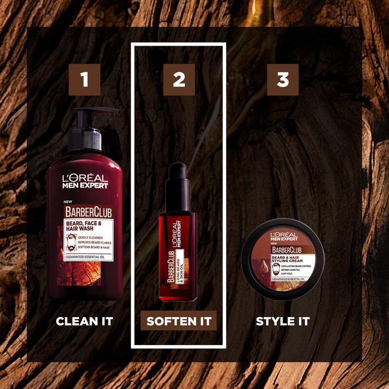 L'Oreal Men Expert Barber Club (Long Beard & Skin Oil
