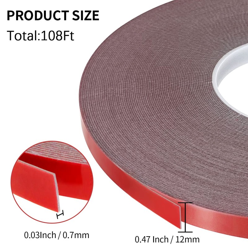 Storystore Double Sided Tape - 0.47In x 108 Ft Heavy