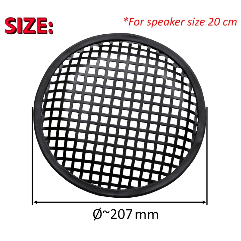 AERZETIX - C66076 Set of 2 Protective Nets for Speakers/Subwoofer