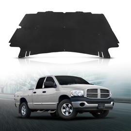 LQI Hood Insulation Pad 1/2" with Clips Compatible with Dodge Ram 1500 2002-2008, Fit Dodge Ram 2500 3500 2003-2009 Black