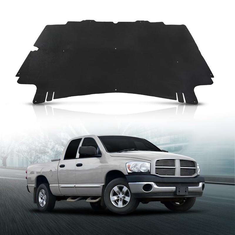 LQI Hood Insulation Pad 1/2" with Clips Compatible with Dodge