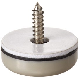 Shepherd Hardware 9452 1-Inch Round, Adhesive Slide Glide Furniture Sliders, 8-Pack