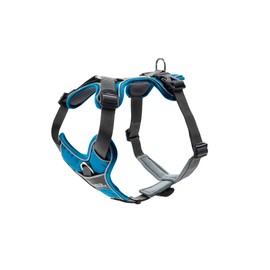 HUNTER Dog Harness, Light Blue/Grey, 72–100 cm