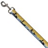 Dog Leash Sup Dog Yellows Blues Black 4 Feet Long
