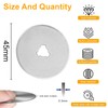 8 Pcs Rotary Cutter Blades 45mm, Replacement Rotary Cutter Circular,