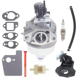 16100-Z0L-876 Carburetor, 16952-Z8B-000 Fuel Filter for Honda GCV160A0 GCV160LA GCV160LA0 HRR216 Auto Choke Engine