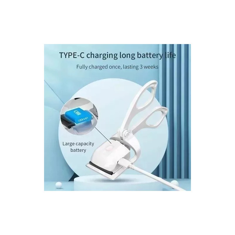 CB Rizador De Pestañas Eléctrico Recargable Enchinador Rizador