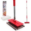 Floor Scrubber Mop with Easy Sheet Attachment, Includes 10 Disposable