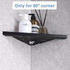 Xiarnotogi 10" Corner Shower Shelf, 2-Pack Bathroom Shelves for Tile