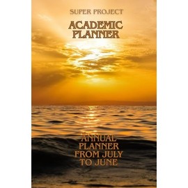Academic Planner 2025‑2026, July’25–June’26, Softcover, Weekly/Monthly,Undated, 180Pg, Student & Teacher Organizer