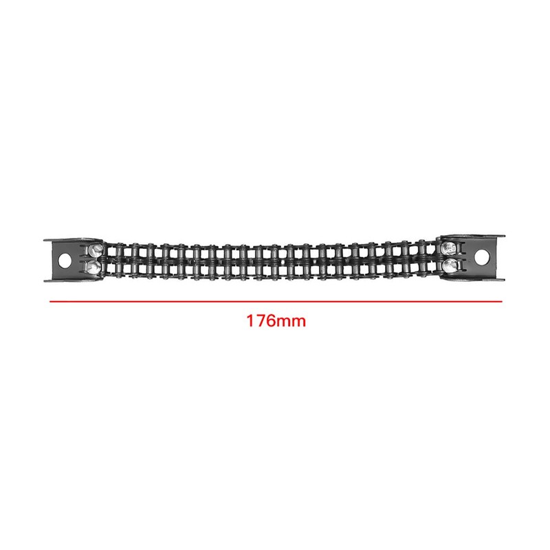 Gorise Drum Pedal Chain Replacement Double Buckle Chain for Drum
