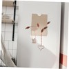 ORFOFE Unique Metal Wall Sculpture Heart Swing Art for Mother's