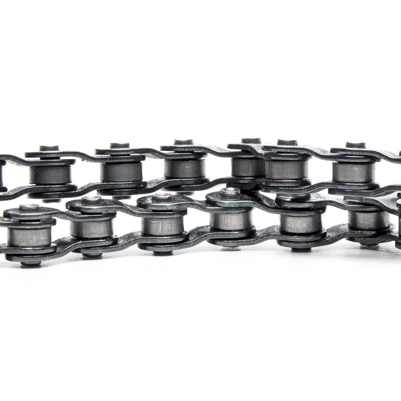 sourcing map 2Pcs #420 Chain Offset Half Link Roller, 1/2"