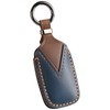 Smasol Smart Key Case, Genuine Leather, Stylish, New 4 Buttons,