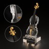 K9 Crystal Violin Figurine, 9.8-Inch Gift for Music Lovers