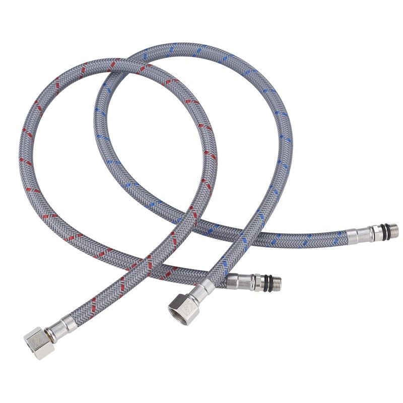 ARCORA 20" Bathroom Faucet Hose, Braided Nylon cUPC Supply Lines