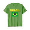 Bandiera Brasile Brazil Bandeira Uomo Donna Flag Brasil Maglietta