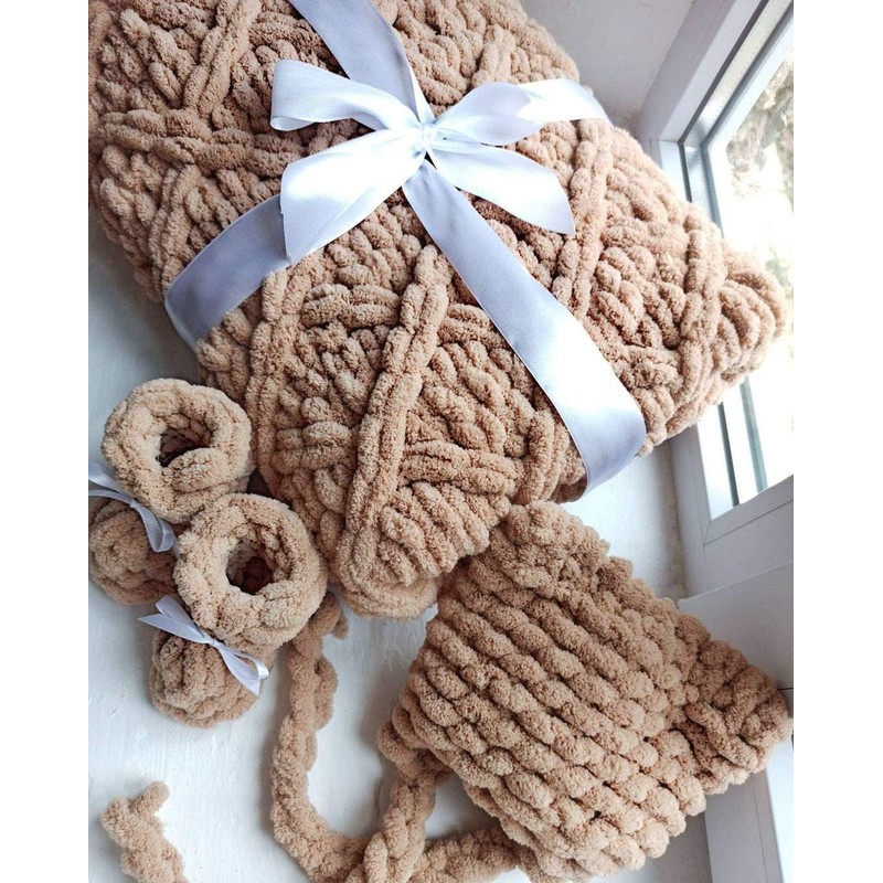 Alize Puffy Finger Loop Yarn Micropolyester Soft Chenille Chunky Yarn