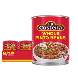 La Costeña Whole Pinto Beans, 1.4 Pound Can (Pack of 12)