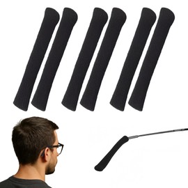 YFANITI 3 Pairs Glasses Ear Cushion,Soft Knitting Cotton Arm Cushion for Glasses Behind Ear,Anti Slip Eye Glass Ear Grips,Eyeglasses Temple Tips Sleeve Protectors