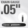 GreenWorks 2904202, Black 18 inches