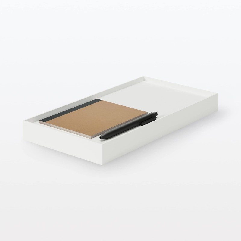MUJI NCE51A3A Recycled Polypropylene File Box Standard Caster Attachment Lid