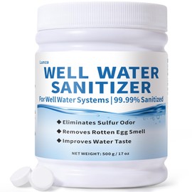 Well Water Sanitizer – Removes Sulfur Odors, Rotten Egg Smell, Iron Buildup & Awful Sewer Smells – 99.99% Effective | Improves Taste and Odor of Well Water | Food-Grade Formula