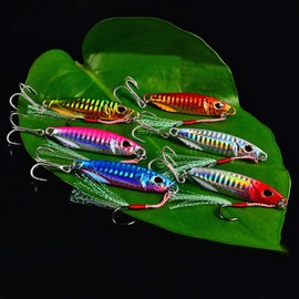 LEEWENYAN Pack of 6 Sinking Lures Set, Fishing Lures Bass Multi Jointed Topwater Swimbait Artificial Bait Swimbaits Fishing Kit for Trout Perch (65mm, 30g)