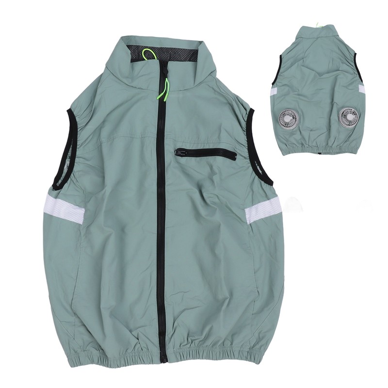 Cooling Vest 3 Speeds Sunscreen Sleeveless Breathable Lightweight Air Conditioned