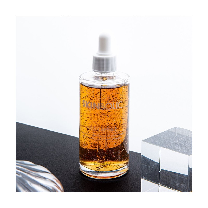 Skinbolic Gold Capsule Serum 100ml Elasticity Moisture Highly Concentrated Ampoule