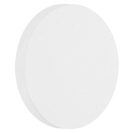 MECCANIXITY 24 PCS White Circle Cutouts Paper, 6 Inch Round Cutouts 250gsm Circle Cardstock for DIY Crafts Classroom Bulletin Board Decoration