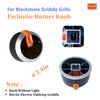 Griddle Burner Knobs Replacement for Blackstone Gas Griddle, for Blckstone