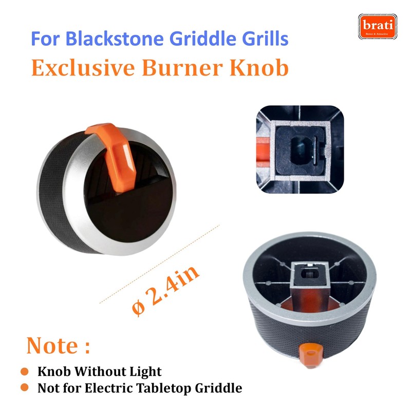 Griddle Burner Knobs Replacement for Blackstone Gas Griddle, for Blckstone
