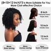 Scanbos Yanky Twist Crochet Hair - (8+10+12 Inch)*3,Total 9 packs