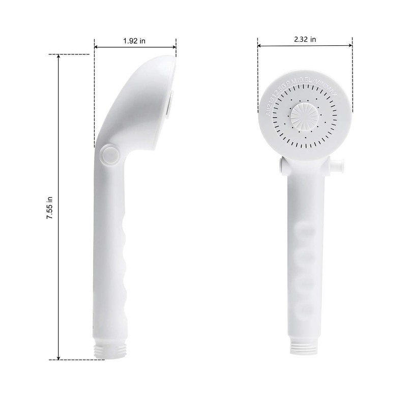 OYMOV RV Shower Head with Hose - Non-Metallic Outdoor RV